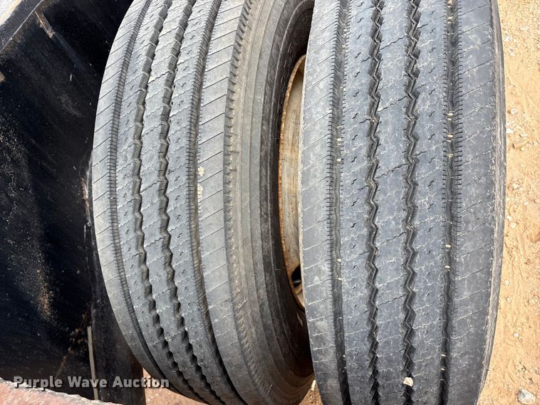 image for item EE1402 1986 Siebert lowboy equipment trailer