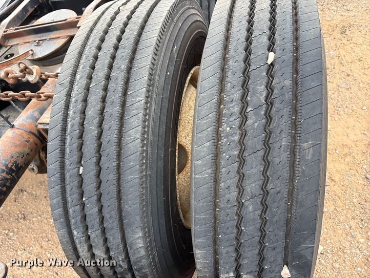 image for item EE1402 1986 Siebert lowboy equipment trailer