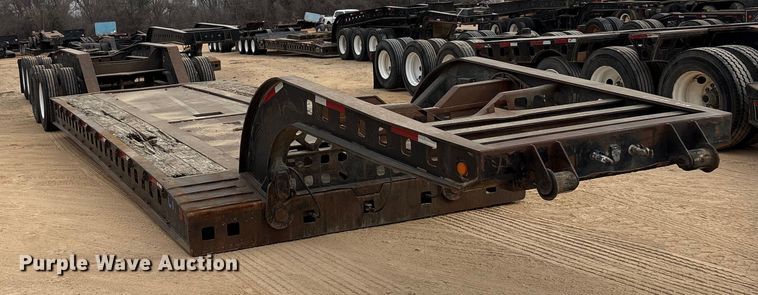 image for item EE1403 1883 Siebert 80T9A16WR lowboy equipment trailer