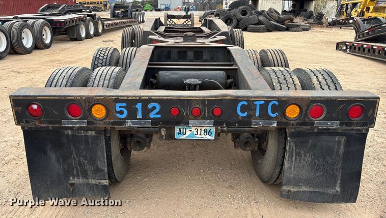 image for item EE1403 1883 Siebert 80T9A16WR lowboy equipment trailer