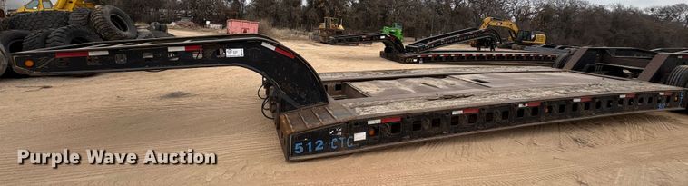 image for item EE1403 1883 Siebert 80T9A16WR lowboy equipment trailer