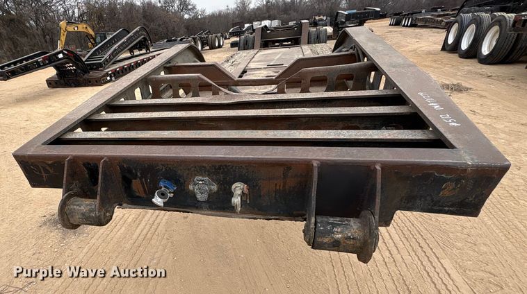image for item EE1403 1883 Siebert 80T9A16WR lowboy equipment trailer