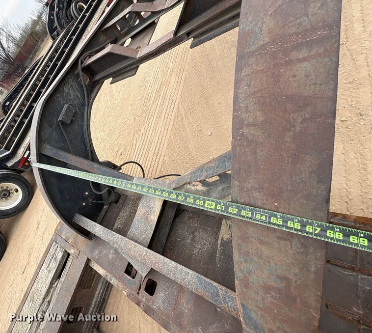 image for item EE1403 1883 Siebert 80T9A16WR lowboy equipment trailer