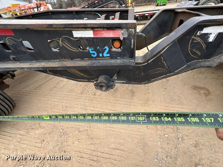 image for item EE1403 1883 Siebert 80T9A16WR lowboy equipment trailer