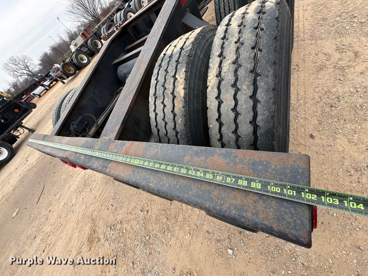 image for item EE1403 1883 Siebert 80T9A16WR lowboy equipment trailer