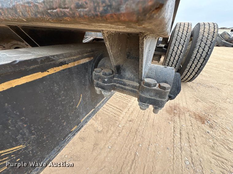 image for item EE1403 1883 Siebert 80T9A16WR lowboy equipment trailer