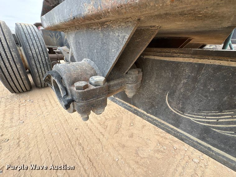 image for item EE1403 1883 Siebert 80T9A16WR lowboy equipment trailer