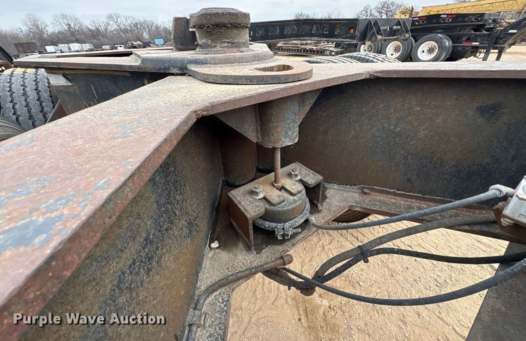 image for item EE1403 1883 Siebert 80T9A16WR lowboy equipment trailer