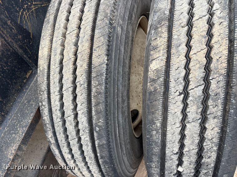 image for item EE1403 1883 Siebert 80T9A16WR lowboy equipment trailer