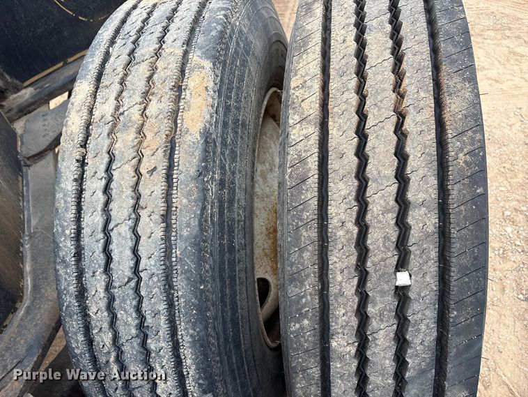 image for item EE1403 1883 Siebert 80T9A16WR lowboy equipment trailer