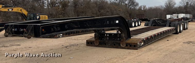 image for item EE1404 1982 Siebert lowboy equipment trailer