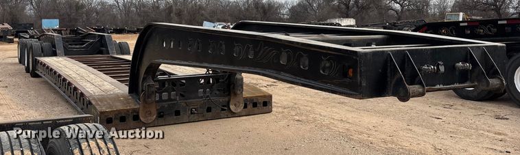 image for item EE1404 1982 Siebert lowboy equipment trailer