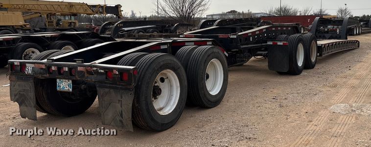 image for item EE1404 1982 Siebert lowboy equipment trailer