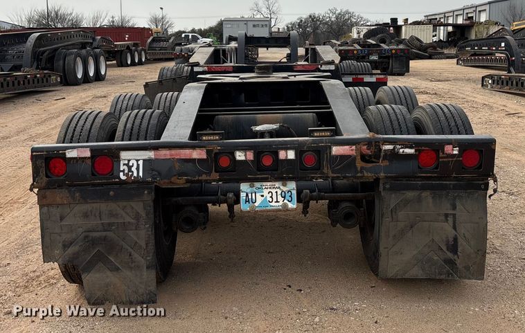 image for item EE1404 1982 Siebert lowboy equipment trailer