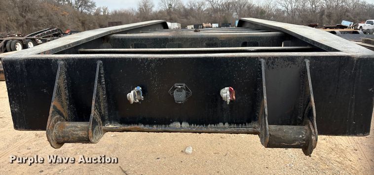 image for item EE1404 1982 Siebert lowboy equipment trailer