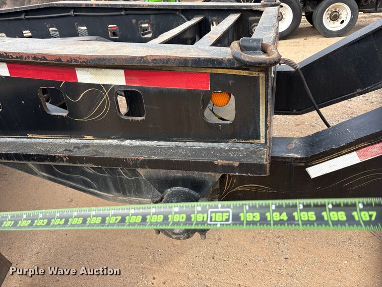 image for item EE1404 1982 Siebert lowboy equipment trailer