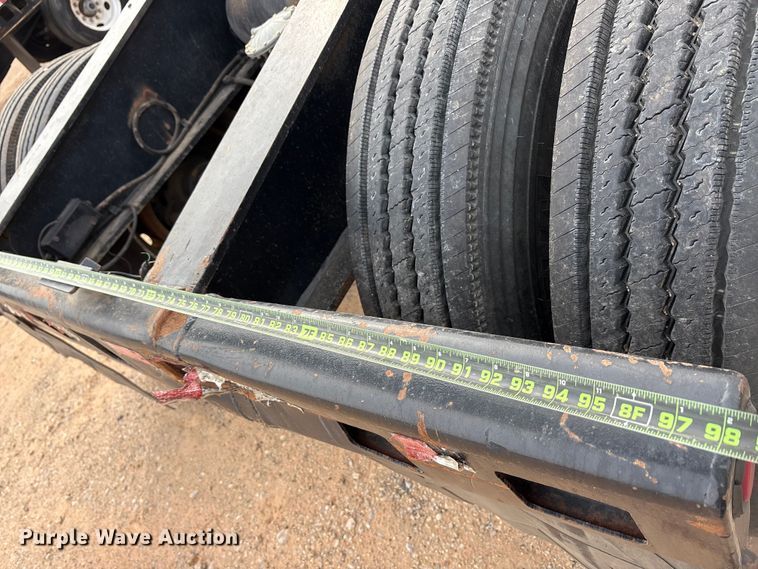 image for item EE1404 1982 Siebert lowboy equipment trailer