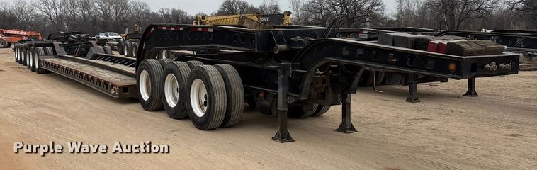 image for item EE1405 1989 Siebert lowboy equipment trailer