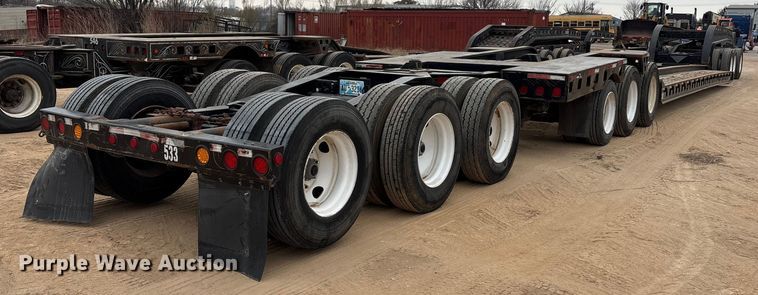 image for item EE1405 1989 Siebert lowboy equipment trailer