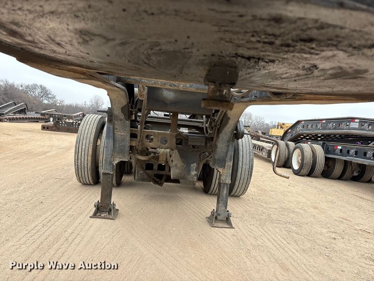 image for item EE1405 1989 Siebert lowboy equipment trailer