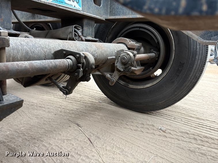 image for item EE1405 1989 Siebert lowboy equipment trailer