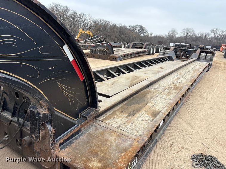 image for item EE1405 1989 Siebert lowboy equipment trailer