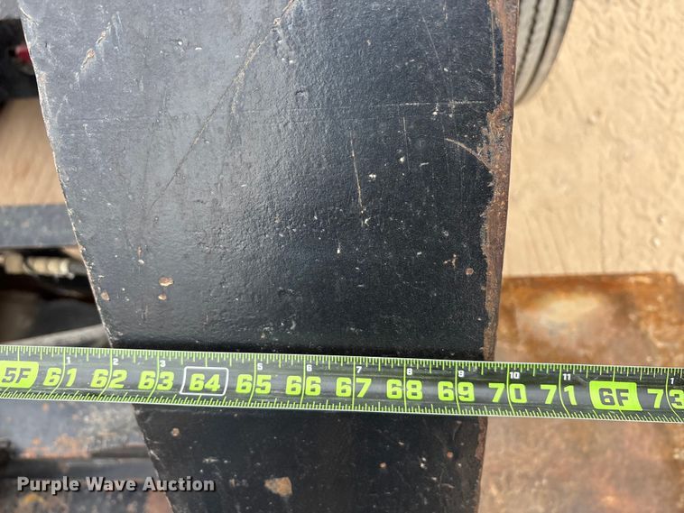 image for item EE1405 1989 Siebert lowboy equipment trailer