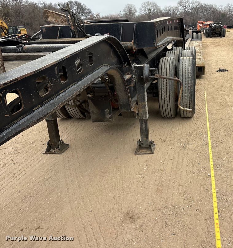 image for item EE1405 1989 Siebert lowboy equipment trailer