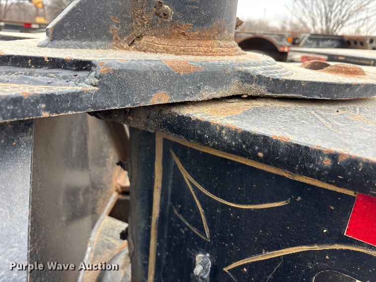 image for item EE1405 1989 Siebert lowboy equipment trailer