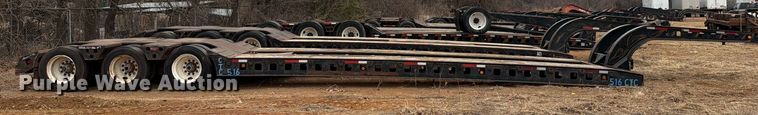 image for item EE1406 1984 Siebert lowboy equipment trailer