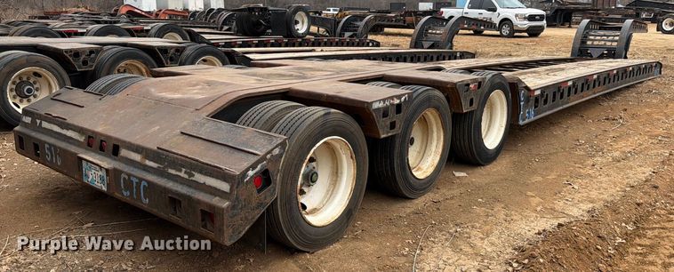 image for item EE1406 1984 Siebert lowboy equipment trailer