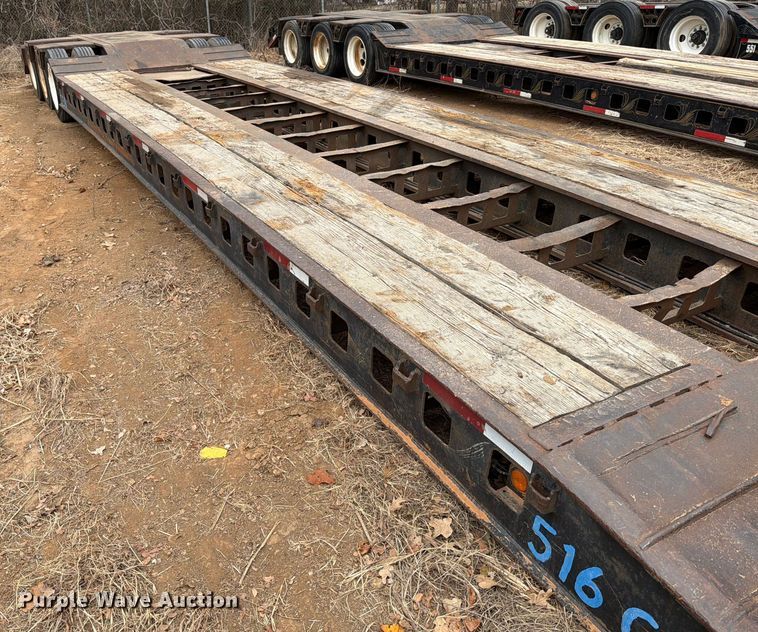 image for item EE1406 1984 Siebert lowboy equipment trailer