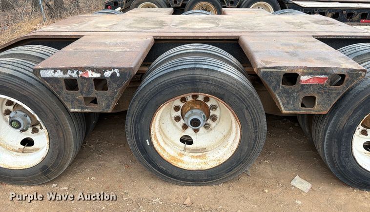 image for item EE1406 1984 Siebert lowboy equipment trailer