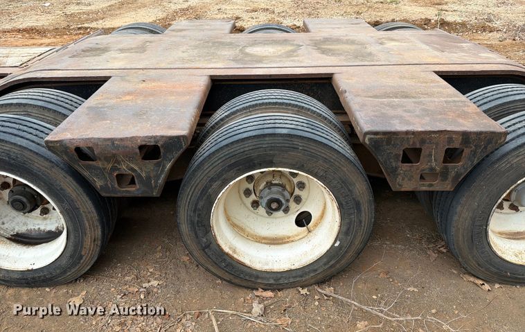 image for item EE1406 1984 Siebert lowboy equipment trailer