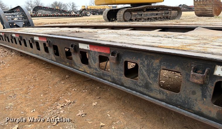 image for item EE1406 1984 Siebert lowboy equipment trailer