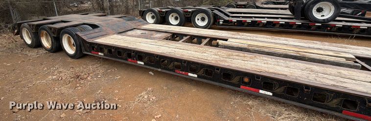 image for item EE1407 1986 Siebert lowboy equipment trailer