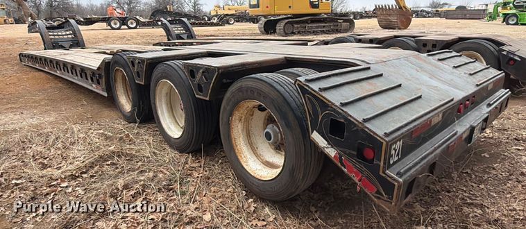 image for item EE1407 1986 Siebert lowboy equipment trailer