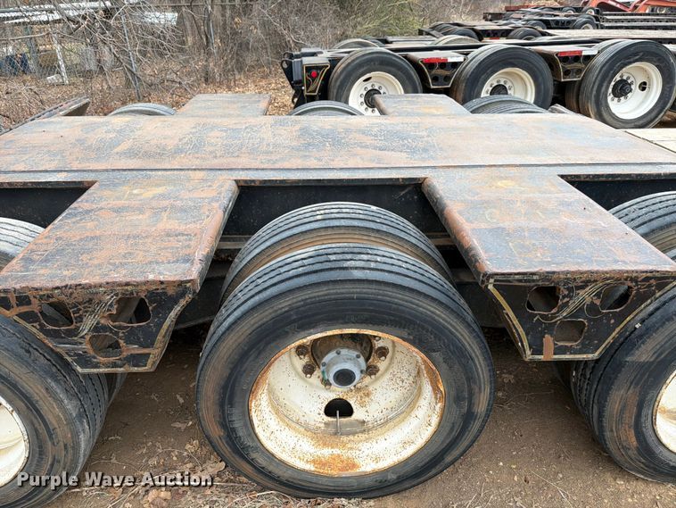 image for item EE1407 1986 Siebert lowboy equipment trailer