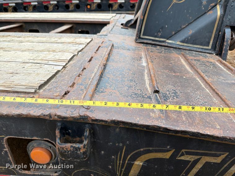 image for item EE1407 1986 Siebert lowboy equipment trailer