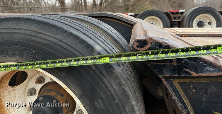 image for item EE1407 1986 Siebert lowboy equipment trailer