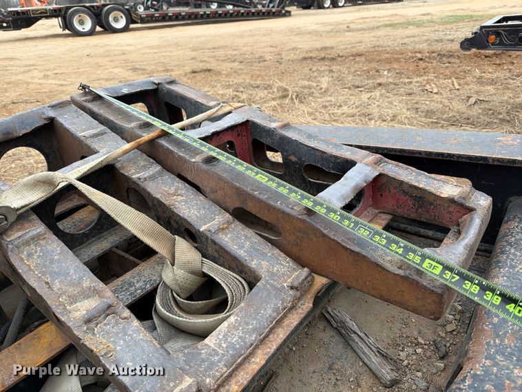 image for item EE1407 1986 Siebert lowboy equipment trailer