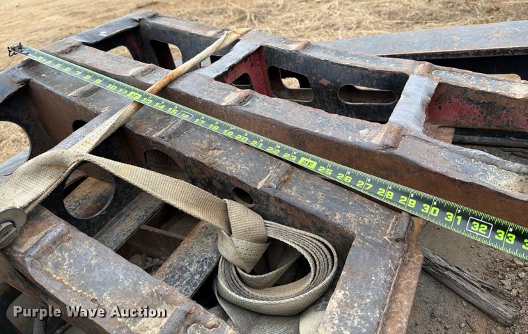 image for item EE1407 1986 Siebert lowboy equipment trailer
