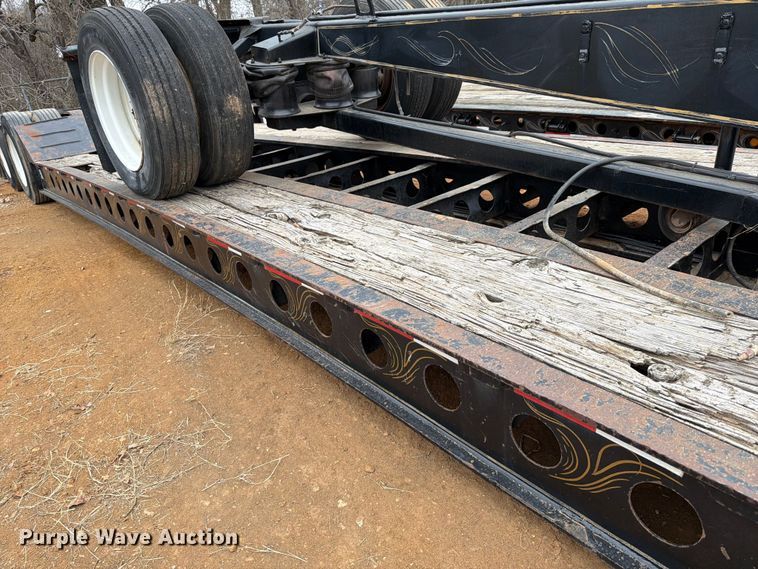 image for item EE1408 Cozad lowboy equipment trailer