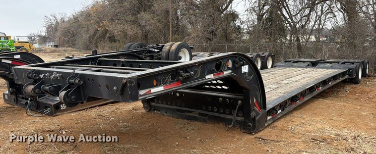 image for item EE1409 1989 Cozad lowboy equipment trailer