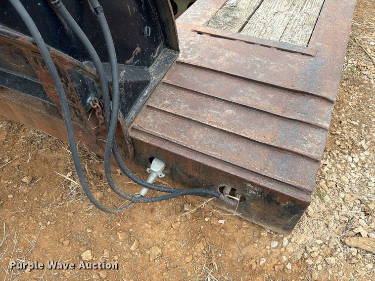 image for item EE1410 1973 Cozad lowboy equipment trailer