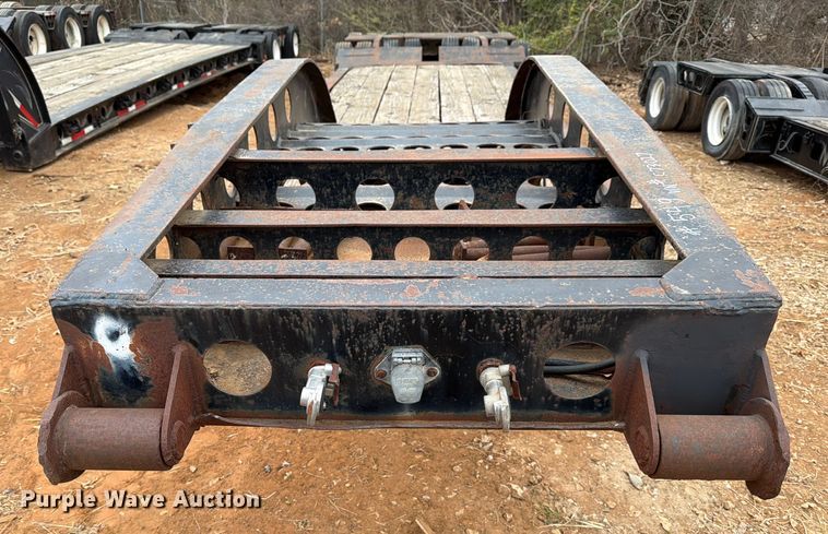 image for item EE1410 1973 Cozad lowboy equipment trailer