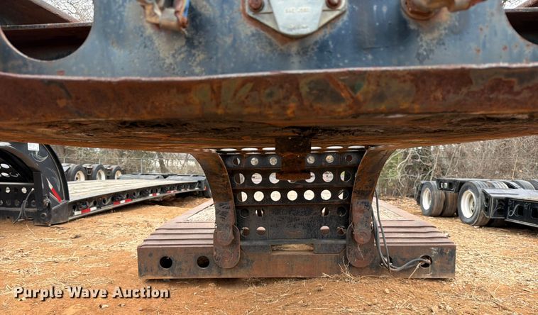 image for item EE1410 1973 Cozad lowboy equipment trailer