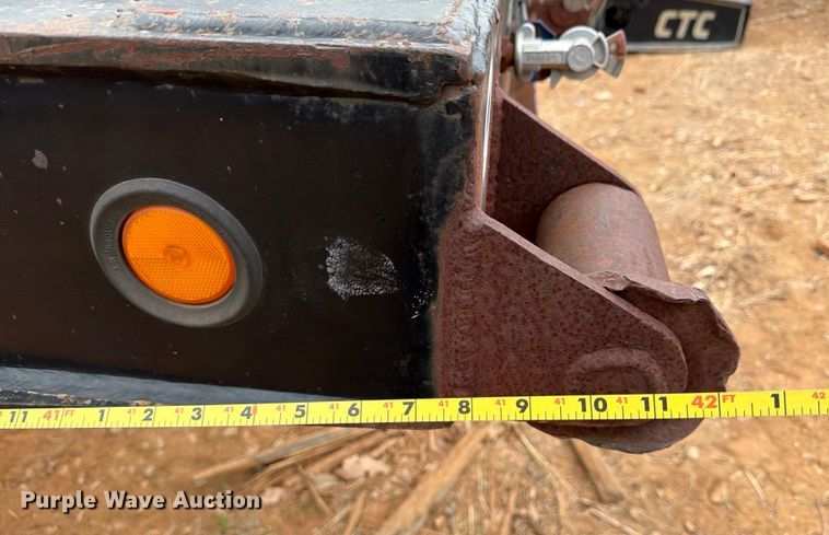 image for item EE1410 1973 Cozad lowboy equipment trailer