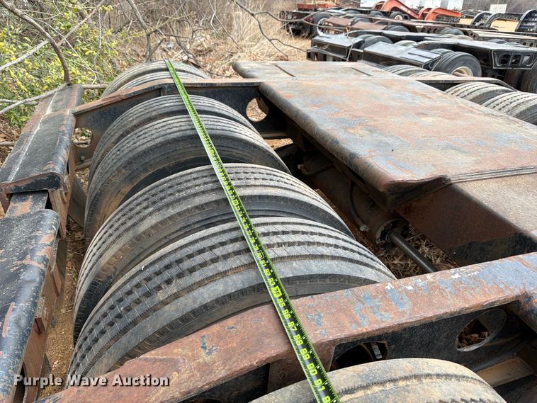 image for item EE1410 1973 Cozad lowboy equipment trailer