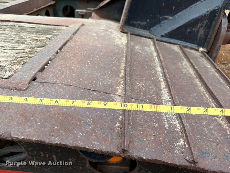 image for item EE1410 1973 Cozad lowboy equipment trailer